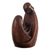 Wood sculpture, 'Nazareth Family' - Hand-Carved Minimalist Holy Family Cedarwood Sculpture