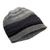 100% alpaca hat, 'Monochromatic Shades' - Knit 100% Alpaca Hat in Grey Silver and Black Hues from Peru (image 2b) thumbail