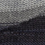 100% alpaca hat, 'Monochromatic Shades' - Knit 100% Alpaca Hat in Grey Silver and Black Hues from Peru