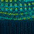Alpaca blend hat, 'Pretty in Blue' - Blue Teal Green Patterned Knit Alpaca Blend Hat with Pompom (image 2c) thumbail
