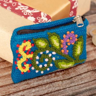 Embroidered Mexican Coin Purse - Handmade in Chiapas 3.5