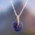 Sodalite pendant necklace, 'Serene Truth' - Natural Sodalite and Sterling Silver Pendant Necklace
