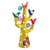 Ceramic sculpture, 'The Joyful Tree Family' - Hand-Painted Tree-Shaped Floral Ceramic Sculpture in Green