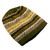 100% baby alpaca hat, 'Mystic Jungle' - Hand Knit 100% Baby Alpaca Hat in Green Shades from Peru