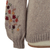 Alpaca blend pullover sweater, 'Autumn Breeze' - Beige Alpaca Blend Pullover Sweater with Floral Embroidery