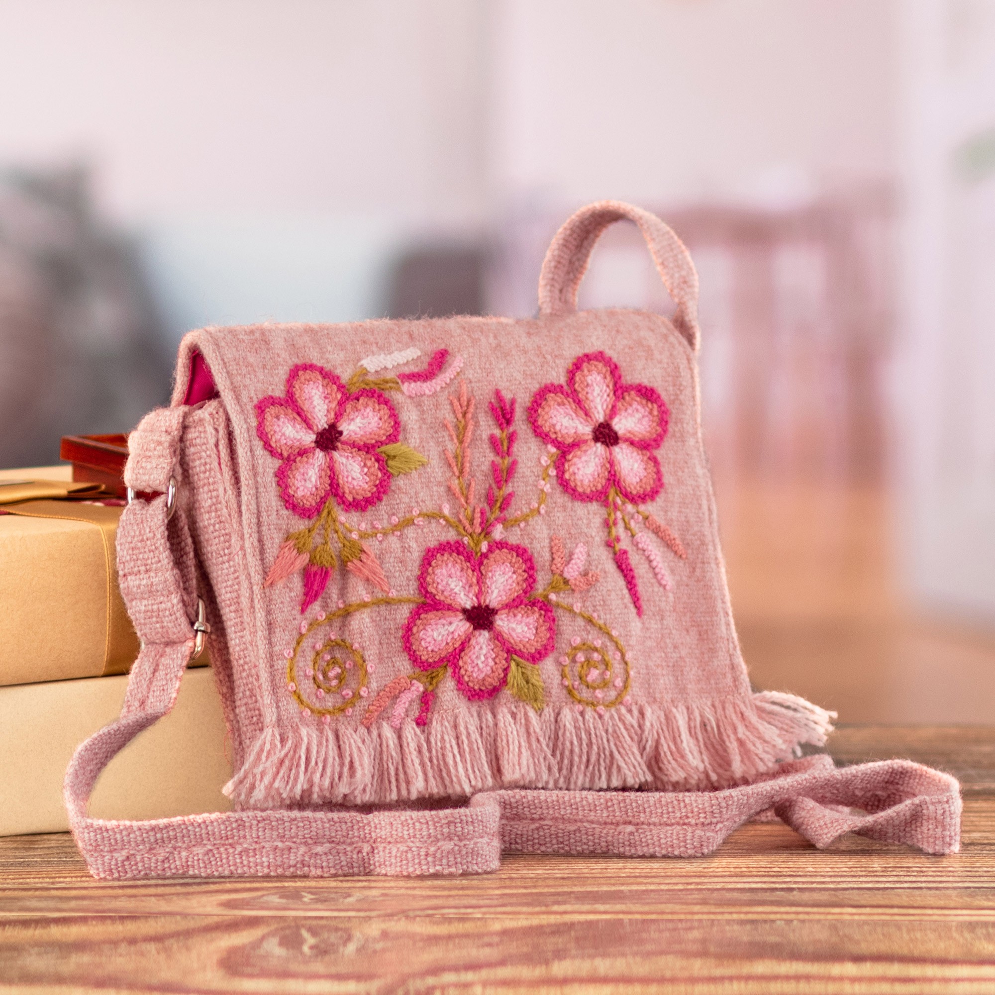 Bordado Carteras Peruanas Artesanales Cosmetiquera Manto Inca