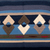 Fundas de cojín de lana (juego de 2) - Fundas de cojín de lana con estampado azul tejidas a mano (juego de 2)