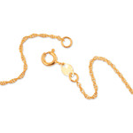 Gold-plated pendant necklace, 'Hammered Gold' - Modern Diamond-Shaped 18k Gold-Plated Pedant Necklace
