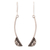 Sterling silver dangle earrings, 'Radiant Relief' - Modern Peruvian Moche Culture Silver Dangle Earrings