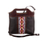 Leather sling bag, 'Flowing Elegance' - Leather Sling Handle Bag with Wool Accent Removable Strap thumbail