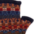 100% alpaca fingerless mittens, 'Chavin Style' - Colorful Fingerless Mittens Knit from 100% Alpaca in Peru (image 2c) thumbail