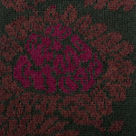 100% baby alpaca fingerless mittens, 'Evergreen Garden' - 100% Baby Alpaca Green Floral and Leaf Fingerless Mittens