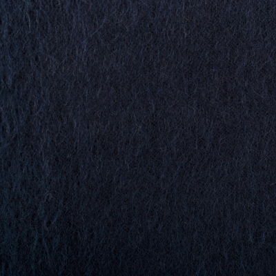 Herrenponcho aus Alpakamischung - Herren-Poncho aus weicherer Alpakamischung in Marineblau mit Streifen