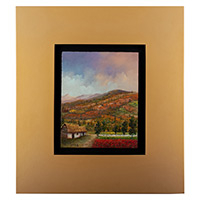 „Tarma“ – impressionistisches Tarma-Landschaftsölgemälde mit Naturmotiv