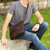 Leather sling bag, 'Intrepid Chocolate' - Adjustable 100% Leather Sling Bag Handcrafted in Peru