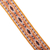 Cotton belt, 'Qori Lady' - Handwoven Geometric-Patterned Warm-Toned Cotton Belt