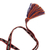 Wickelgürtel aus Baumwolle, „Suyo“ – handgewebter Wickelgürtel aus Baumwolle mit geometrischem Muster