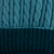 Wendemütze aus 100 % Alpaka, „Warm und weich“ – Wendemütze aus 100 % Alpaka mit Zopfmuster in Blaugrün und Grün