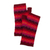 Fingerlose Handschuhe aus 100 % Baby-Alpaka, „Seven Color Mountain“ – gestrickt in Rot, Braun und Lila. Fingerlose Handschuhe aus 100 % Baby-Alpaka