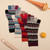 Baby alpaca fingerless gloves, 'Plum Colorful Life' - Knit Purple Black Grey 100% Baby Alpaca Fingerless Gloves