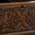 Cedar and leather decorative box, 'Andean Flowers and Birds' - Embossed Leather Cedar Floral and Bird-Themed Decorative Box (image 2g) thumbail