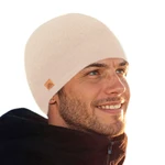Alpaca blend knit skull cap, 'Ecru Minds' - Unisex Soft Alpaca Blend Knit Hat in Ecru Beige