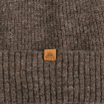 Alpaca blend knit beanie, 'Mushroom Age' - Alpaca and Wool Blend Knit Beanie Hat in Mushroom Brown