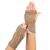 100% alpaca reversible fingerless mittens, 'Sand & Sky' - Ivory and Brown 100% Alpaca Reversible Fingerless Mittens