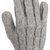 100% alpaca gloves, 'Silver Braid' - 100% Alpaca Cable Knit Gloves in Grey Shade from Peru