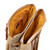 Leather-accented cotton shoulder bag, 'Subtle Beauty' - Leather-Accented Cotton Shoulder Bag with Removable Strap