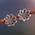 Sterling silver button earrings, 'Floral Buttons' - Sunflower-Shaped Oxidized Sterling Silver Button Earrings