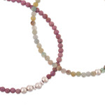 Phosphosiderite and opal beaded bracelets, 'Sweet Mysticism' (set of 2) - Set of 2 Natural Phosphosiderite and Opal Beaded Bracelets