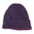 Alpaca blend knit hat, 'Braided Fuchsia' - Cable Knit Alpaca Blend Hat in Fuchsia and Purple Hues