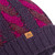Alpaca blend knit hat, 'Braided Fuchsia' - Cable Knit Alpaca Blend Hat in Fuchsia and Purple Hues