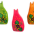 Ceramic statuette, 'Guardian Kitten' (assorted) - Vibrant Floral Ceramic Cat Statuette from Peru