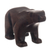 Cedarwood figurine, 'Winter Heart' - Hand-Carved Minimalist Cedarwood Figurine of a Polar Bear