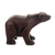 Cedarwood figurine, 'Winter Heart' - Hand-Carved Minimalist Cedarwood Figurine of a Polar Bear