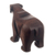 Cedarwood figurine, 'Winter Heart' - Hand-Carved Minimalist Cedarwood Figurine of a Polar Bear