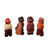 Ceramic figurines, 'Andean Souls' (set of 4) - Hand-Painted Andean-Themed 4-Piece Ceramic Figurine Set