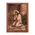 Cedar relief panel, 'Jesus in the Garden' - Artisan-Made Religious Painted Cedarwood Jesus Relief Panel