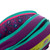 Applique cotton blend cosmetic bag, 'Llama Sunrise' - Cotton Blend Four-Compartment Cosmetic Toiletry Bag