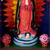 Wood and ceramic retablo, 'Hope in Guadalupe' - Classic Religious Painted Wood Virgin of Guadalupe Retablo