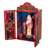 Wood and ceramic retablo, 'Saint Rose' - Religious Hand-Painted Wood and Ceramic Rose of Lima Retablo