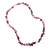 Gold-accented amethyst and cultured pearl beaded pendant necklace, 'Serenity Pearl' - Gold-Accented Amethyst Necklace with Cultured Pearl Pendant