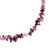 Gold-accented amethyst and cultured pearl beaded pendant necklace, 'Serenity Pearl' - Gold-Accented Amethyst Necklace with Cultured Pearl Pendant