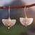 Gold-accented labradorite and aventurine drop earrings, 'Stellar Touch' - Modern Gold-Accented Labradorite Aventurine Drop Earrings