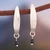 Cultured pearl dangle earrings, 'Sublime Leaves' - Modern Sterling Silver and Peacock Pearl Dangle Earrings