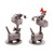 Recycled metal figurines, 'Dogs in Love' (pair) - Pair of Dog-Themed Eco-Friendly Recycled Auto Part Figurines (image 2b) thumbail