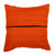 Wool cushion cover, 'Orange Chakana Crosses' - Orange Hand-Loomed Wool Andean Chakana Cross Cushion Cover