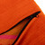 Wool cushion cover, 'Orange Chakana Crosses' - Orange Hand-Loomed Wool Andean Chakana Cross Cushion Cover